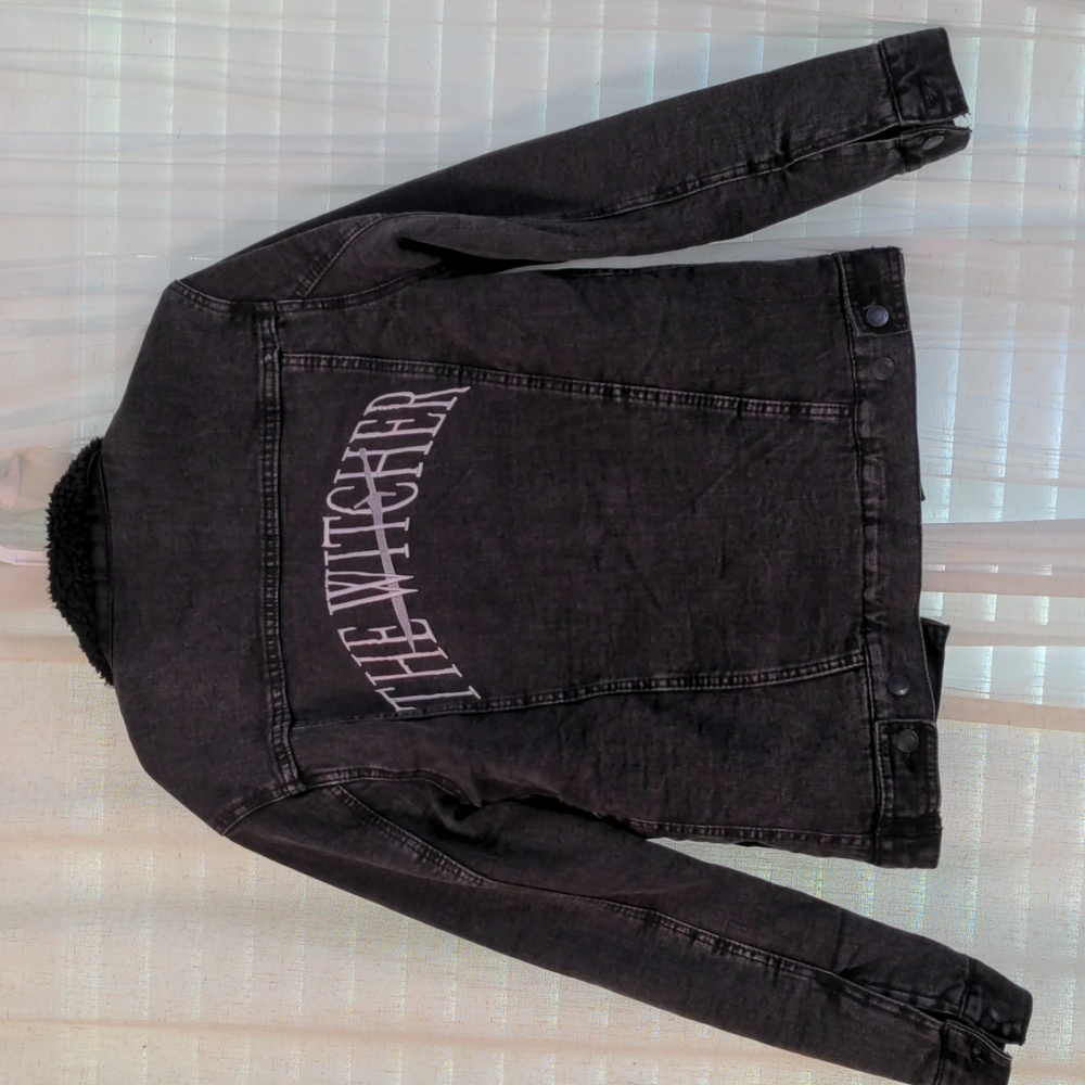 Witcher black jean jacket